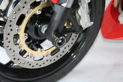 Chrániče přední vidlice, Triumph Speed Triple '05- / Tiger 1050 '07-, černé